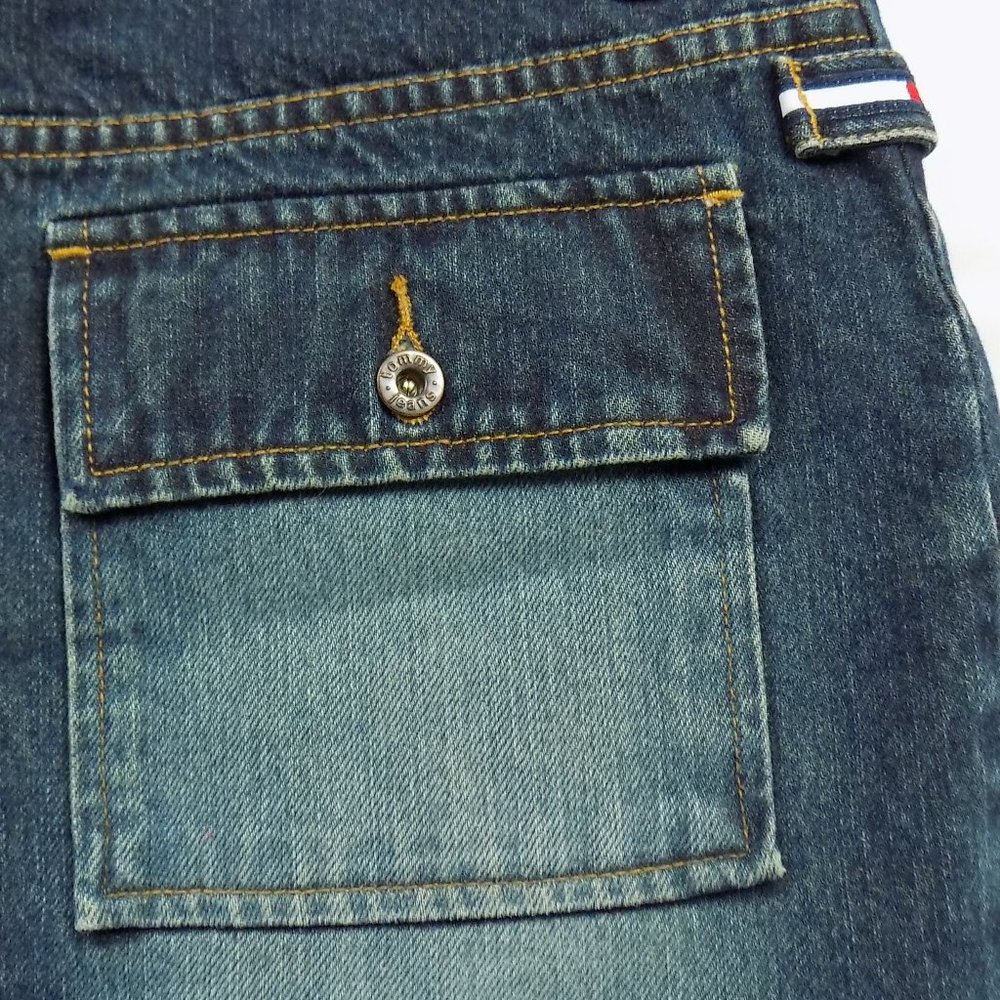 Tommy Hilfiger Denim Mini Skirt Size 11 - Picture 6 of 8